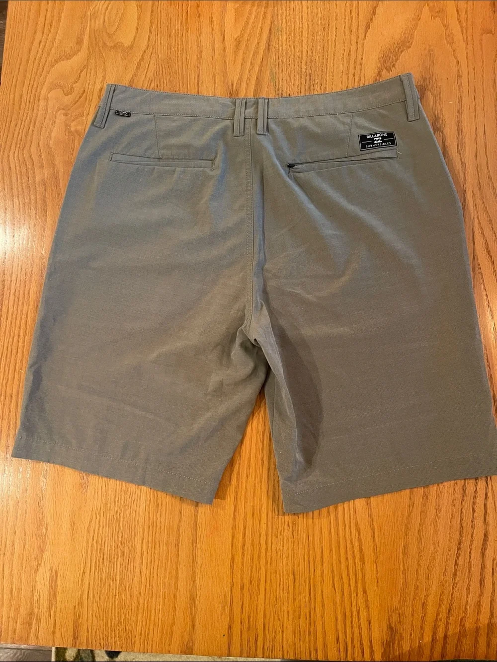 Billabong Men's Slate Gray Flat Front Shorts